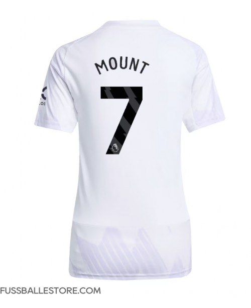 Günstige Manchester United Mason Mount #7 Auswärtstrikot Damen 2025-26 Kurzarm Günstige Manchester United Mason Mount #7 Auswärtstrikot Damen 2025-26 Kurzarm